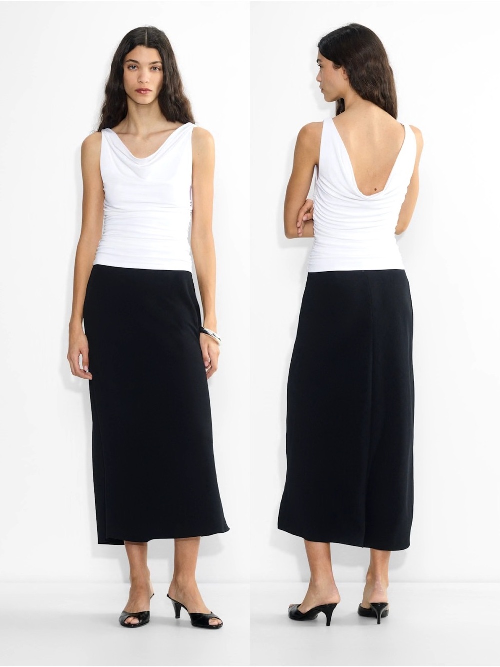 Aritzia | Wilfred Smooth Matter™ Clarissa Top in White Medium